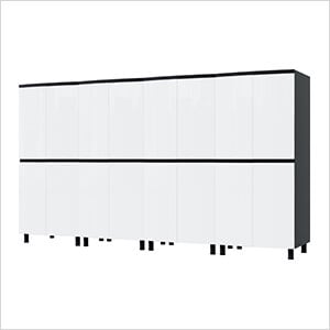 10' Premium Alpine White Garage Cabinet System