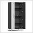 7-Piece Garage Cabinet System with Bamboo Worktop in Starfire White Metallic