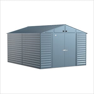 Select 10 x 14 ft. Storage Shed in Blue Grey