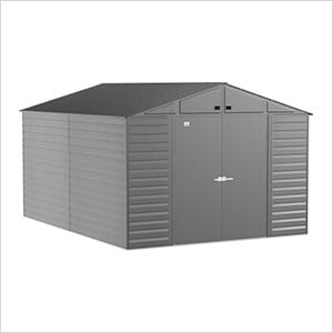 Select 10 x 14 ft. Storage Shed in Charcoal