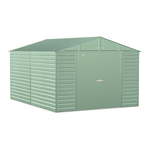 Select 10 x 14 ft. Storage Shed in Sage Green