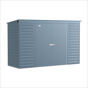 Select 10 x 4 ft. Storage Shed in Blue Grey