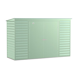 Select 10 x 4 ft. Storage Shed in Sage Green