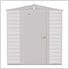 Select 6 x 5 ft. Storage Shed in Flute Grey