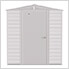 Select 6 x 5 ft. Storage Shed in Flute Grey