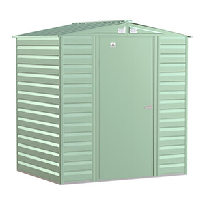 Select 6 x 5 ft. Storage Shed in Sage Green
