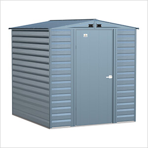 Select 6 x 7 ft. Storage Shed in Blue Grey