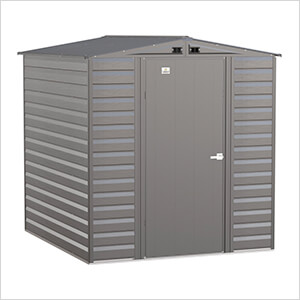 Select 6 x 7 ft. Storage Shed in Charcoal
