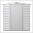Select 6 x 7 ft. Storage Shed in Flute Grey