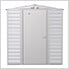 Select 6 x 7 ft. Storage Shed in Flute Grey