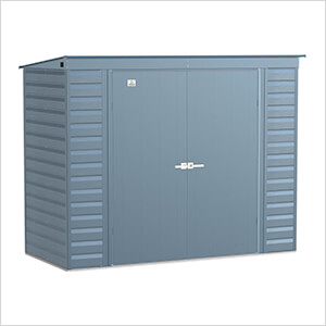 Select 8 x 4 ft. Storage Shed in Blue Grey