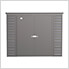 Select 8 x 4 ft. Storage Shed in Charcoal