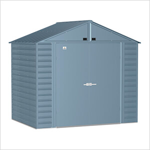 Select 8 x 6 ft. Storage Shed in Blue Grey