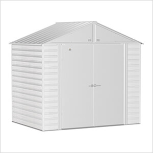 Select 8 x 6 ft. Storage Shed in Flute Grey