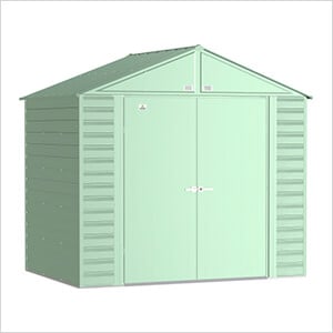 Select 8 x 6 ft. Storage Shed in Sage Green