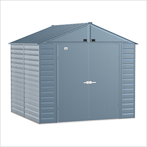 Select 8 x 8 ft. Storage Shed in Blue Grey