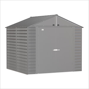 Select 8 x 8 ft. Storage Shed in Charcoal