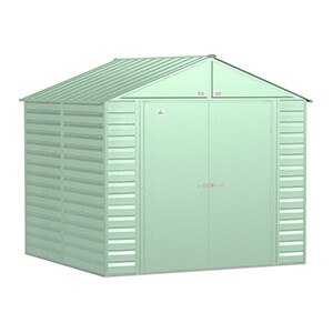 Select 8 x 8 ft. Storage Shed in Sage Green
