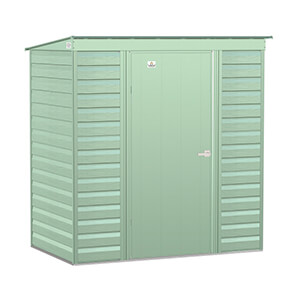 Select 6 x 4 ft. Storage Shed in Sage Green