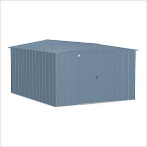 Classic 10 x 12 ft. Storage Shed in Blue Grey