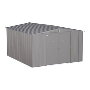 Classic 10 x 12 ft. Storage Shed in Charcoal