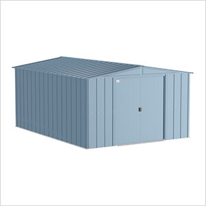 Classic 10 x 14 ft. Storage Shed in Blue Grey