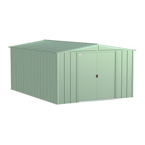 Classic 10 x 14 ft. Storage Shed in Sage Green