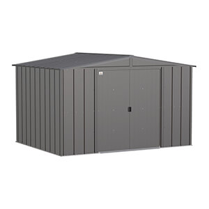 Classic 10 x 8 ft. Storage Shed in Charcoal