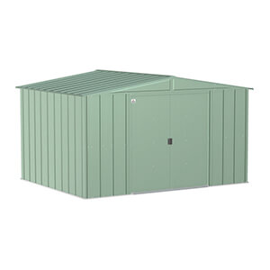 Classic 10 x 8 ft. Storage Shed in Sage Green