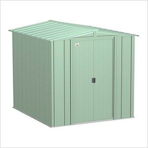 Classic 6 x 7 ft. Storage Shed in Sage Green