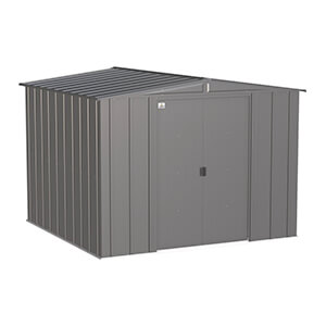 Classic 8 x 8 ft. Storage Shed in Charcoal