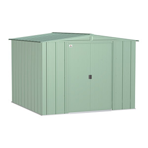 Classic 8 x 8 ft. Storage Shed in Sage Green