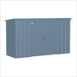 Classic 10 x 4 ft. Storage Shed in Blue Grey