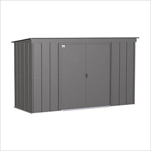 Classic 10 x 4 ft. Storage Shed in Charcoal