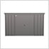 Classic 10 x 4 ft. Storage Shed in Charcoal