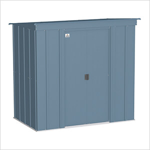 Classic 6 x 4 ft. Storage Shed in Blue Grey