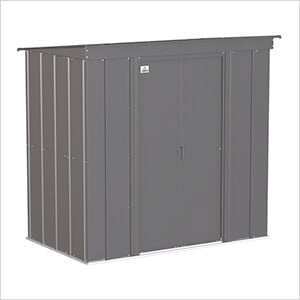 Classic 6 x 4 ft. Storage Shed in Charcoal