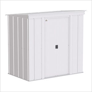 Classic 6 x 4 ft. Storage Shed in Flute Grey