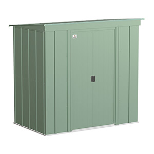 Classic 6 x 4 ft. Storage Shed in Sage Green