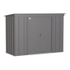 Classic 8 x 4 ft. Storage Shed in Charcoal