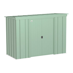 Classic 8 x 4 ft. Storage Shed in Sage Green