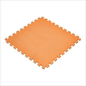 Orange Interlocking Foam Flooring (6-Pack)