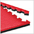 Truly Reversible Black and Red Interlocking Foam Flooring (4-Pack)