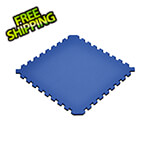Norsk-Stor Truly Reversible Black and Blue Interlocking Foam Flooring (4-Pack)