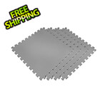 Norsk-Stor Grey Interlocking Foam Flooring (4-Pack)