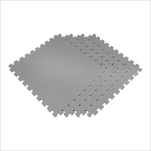 Grey Interlocking Foam Flooring (4-Pack)