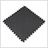 Black 18.3 in. x 18.3 in. x 0.25 in. PVC Floor Tiles - Raised Diamond Pattern