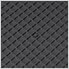Black 18.3 in. x 18.3 in. x 0.25 in. PVC Floor Tiles - Raised Diamond Pattern