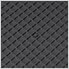Black 18.3 in. x 18.3 in. x 0.25 in. PVC Floor Tiles - Raised Diamond Pattern