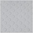 Dove Gray 18.3 in. x 18.3 in. x 0.25 in. PVC Floor Tiles - Raised Coin Pattern